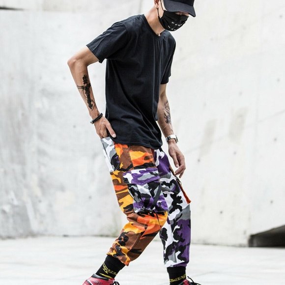 Camouflage Urban Army Combat Tactical Joggers Stre - Picture 7 of 14